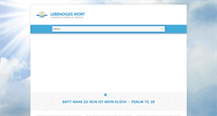 Desktop Screenshot of lebendigeswort.de